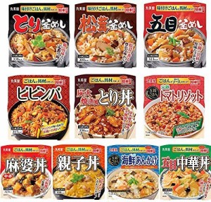 丸美屋 どんぶり ごはん付き 10種類 アソート セット 親子丼 麻婆丼 中華丼 ビビンバ とり丼 海鮮あんかけ トマトリゾット 釜めし3種