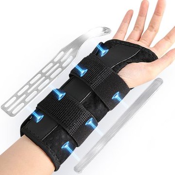 los2405運動護手掌手腕支撐手腕夾板加壓可調節纏繞帶運動防護護具護手掌