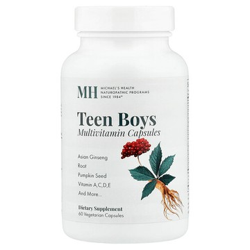 Michael's Health, 少年多維生素，60 粒素食膠囊