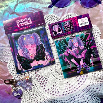 故障角色方塊貼紙