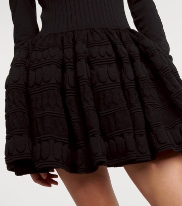Alaïa Crinoline wool-blend minidress