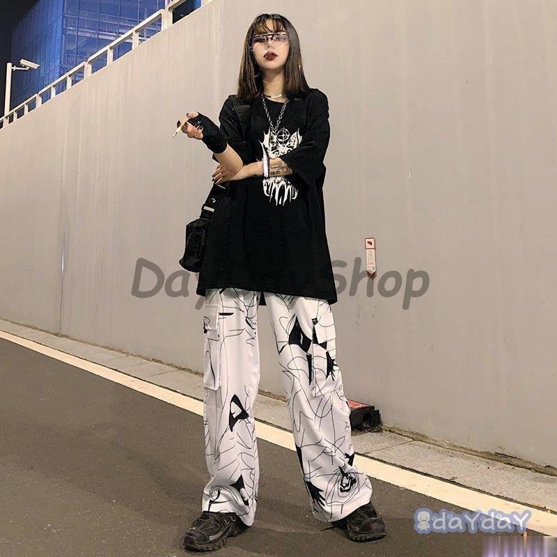 ブラック パンツ レディース M ジョガー ヒップホップ ストリート ダンス