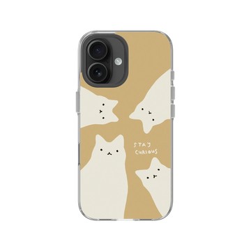 iPhone 16 Clear Case（相機按鈕） 透明 - ilovedoodle (Lim Heng Swee) - Stay Curious - 保持好奇心