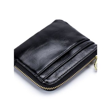2024新款真皮簡約超薄零錢包女多功能軟皮卡包硬幣包男迷你小錢包