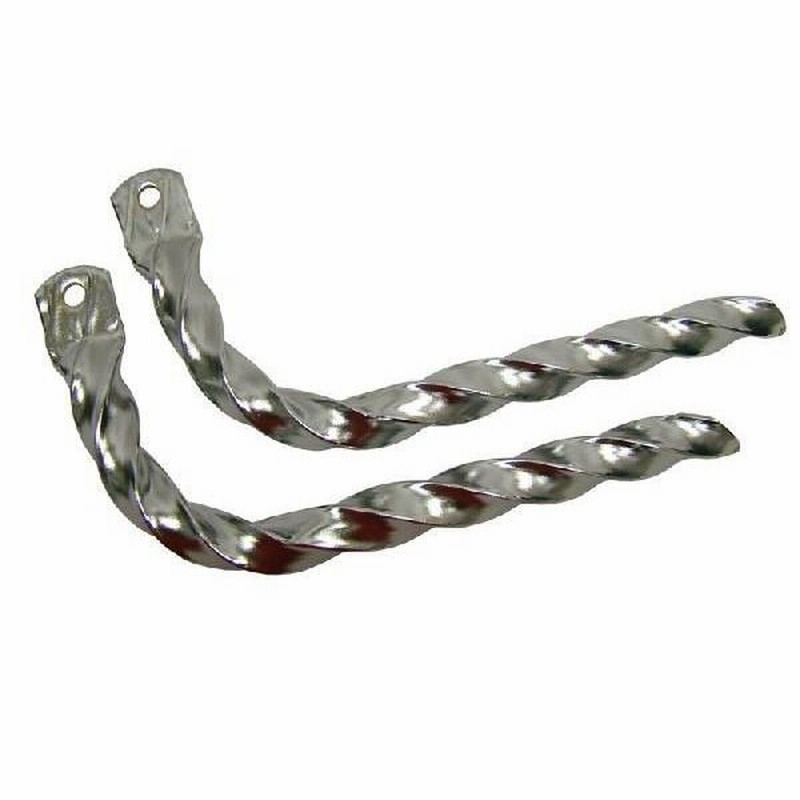 ツイスト マフラー クローム 自転車 アクセサリー パーツ
