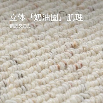 法式奶油風客廳羊毛地毯輕奢高級臥室現代簡約地毯2024款家用地墊