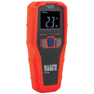 【美國代購】Klein Tools ET140 無針濕度計｜非破壞性水分檢測｜適用於乾牆木材磚石｜可檢測深度 3｜4 吋