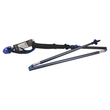 Black Diamond Distance FLZ 鋁合金登山杖 7075航太級鋁合金杖身 鋼製杖尖 EVA發泡材質握把 再生紗尼龍織帶  錫灰  125~140cm  1支