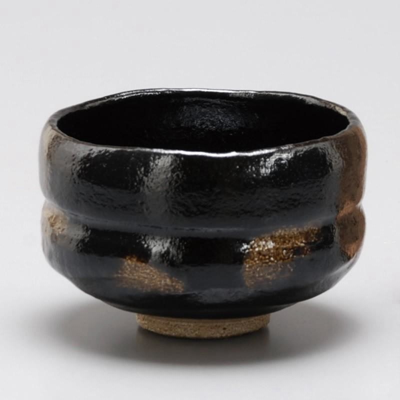 黒茶碗 松楽窯　大徳寺　福本積應箱書　銘好日 黒茶碗 松楽窯 大徳寺 福本積應箱書 銘好日