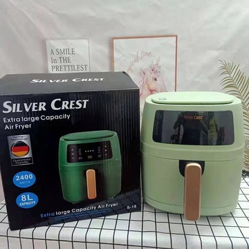 8L silver crest air fryer家用多功能空氣炸鍋觸屏智能電炸鍋【北歐家居生活】