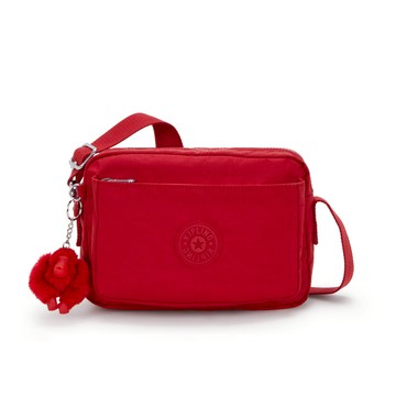 寶石紅多層隨身斜背包-ABANU M