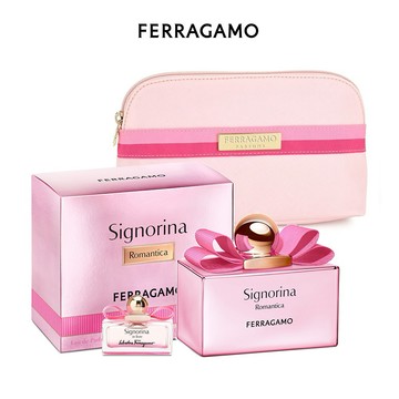 領券最高折$300【FERRAGAMO 菲拉格慕】浪漫伊人女性淡香精100ml(贈經典女伶粉紅化妝包+隨機小香乙瓶.附紙袋)[快速出貨]