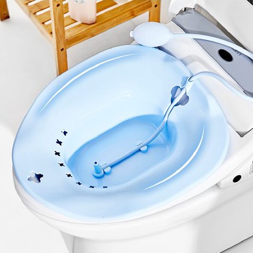 坐浴盆 坐浴盆女免蹲月子盆老人產婦孕婦私處沖洗屁股盆男護理盆馬桶坐盆『CM44551』