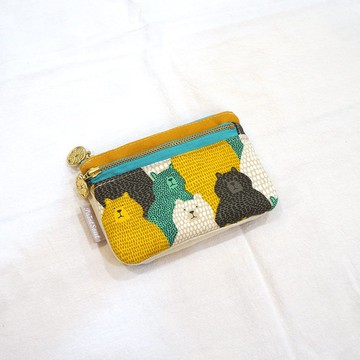 四格收納錢包(5吋)_森林小熊