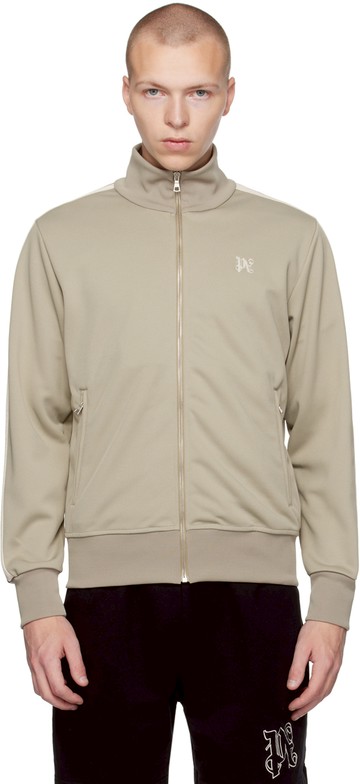 Palm Angels 灰色 Monogram 运动夹克