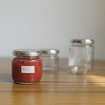 樸房 日本制石冢硝子果醬瓶調料瓶密封罐蜂蜜瓶玻璃瓶帶蓋小容量