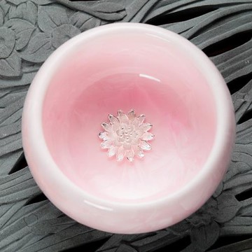 曜變天目瓷清水燒茶盞手工鑲建盞茶杯主人杯茗銀魚女個人窯變單碗