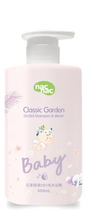 nac nac｜花萃保濕2合1洗沐浴精 500ml