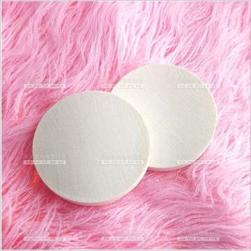 KISSEED圓型白色化妝海綿粉撲-2入(K-95)[59364]