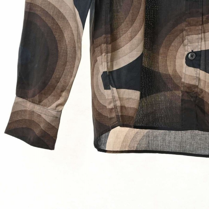 美品 DRIES VAN NOTEN × Verner Panton プリント コットンシャツ