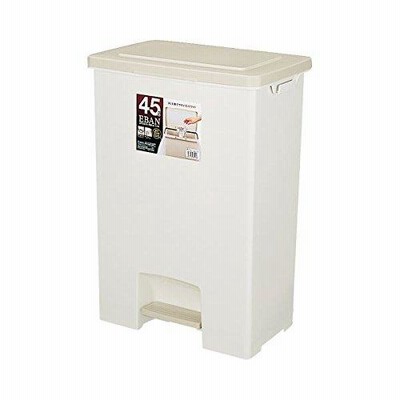 （まとめ） アスベル エバンペダルペール 45L ワイド ベージュ 1台 【×2セット】 ds-1572570