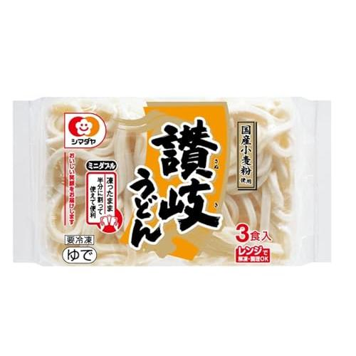 [冷凍] シマダヤ 讃岐うどん3食600g×9袋