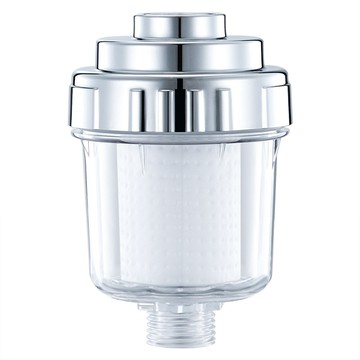 沐浴洗臉淨水器 洗澡水淨化過濾器家用淋浴蓮蓬頭外接式濾水器-1機3芯組