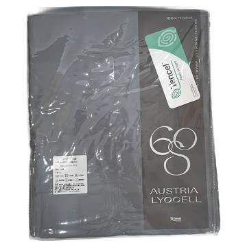 LAZYDAY BEDDING 小日常寢居 素面文青300織100%TENCELTM純天絲雙人薄被套 60支紗 星辰灰 台灣製  180 x 210cm