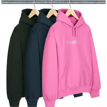 x Swarovski Motion Logo Hooded Sweatshirt 連帽衛衣 帽T 粉 黑 紅 水鑽 聯名 施華洛世奇 連帽上衣