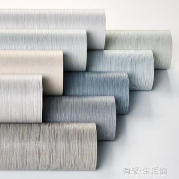 壁紙無紡布牆紙自粘素色亞麻布紋臥室客廳電視背景牆壁紙家用簡約現代 台灣樂天市場 Line購物