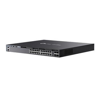 TP-LINK Omada 24埠 Gigabit 可堆疊 L3 管理型交換器 (含4個SFP+ 10G插槽) SG6428X(UN)