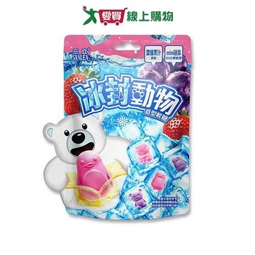三立-冰封動物造型軟糖65G【愛買】