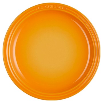 LE CREUSET 圓盤 初花  1個  19cm  橘色