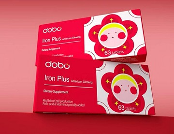 紐西蘭代購！原裝正品dobo花旗參補鐵片 女性補鐵 63片/盒