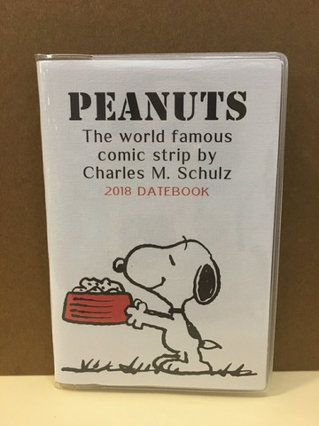 【震撼精品百貨】2018年曆  史奴比 Snoopy 2018 年曆手冊(手掌型) 月記事本 震撼日式精品百貨