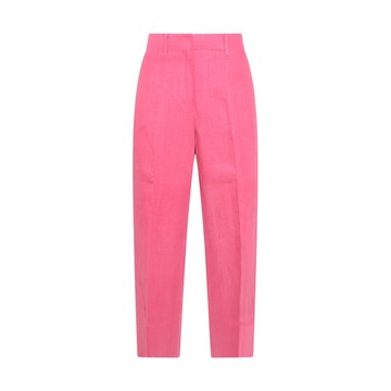S Max Mara - Fuchsia Linen Pants
