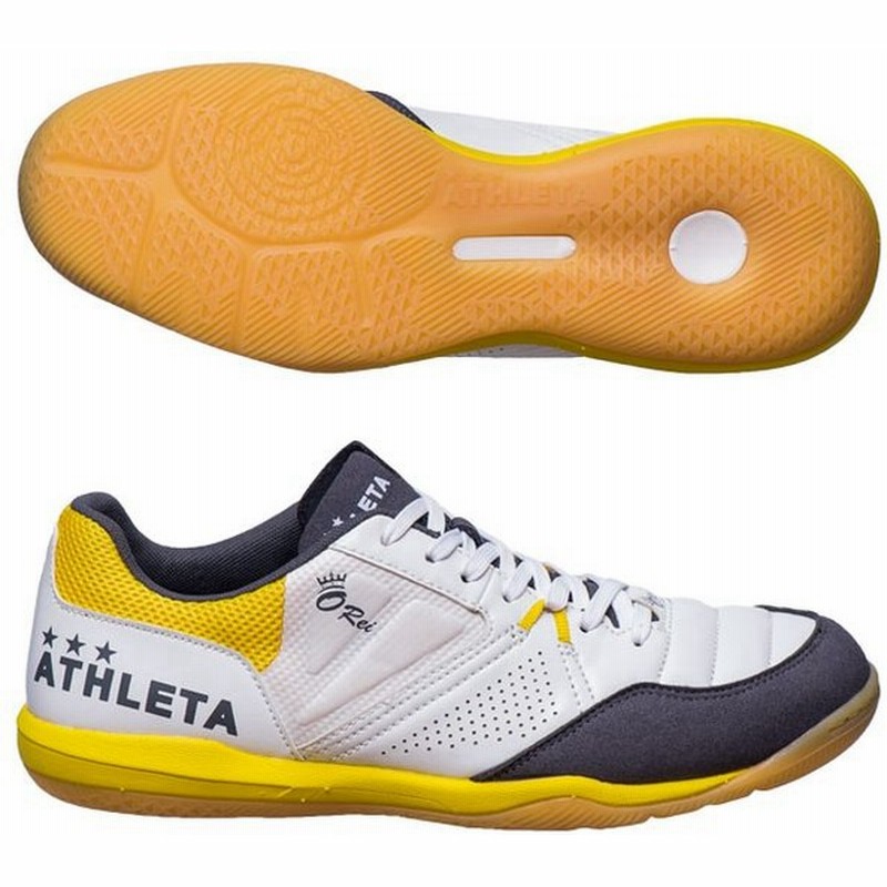 O Rei Futsal T006 Pホワイト イエロー Athleta アスレタ