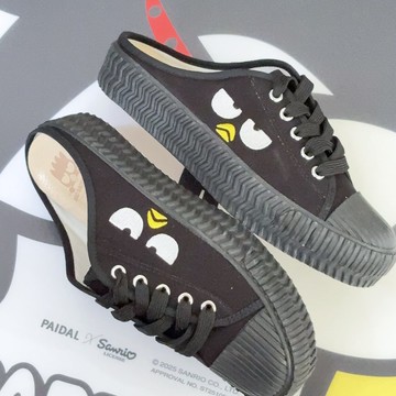 Paidalx酷企鹅XO  萌臉系列休閒鞋餅乾鞋穆勒鞋-女