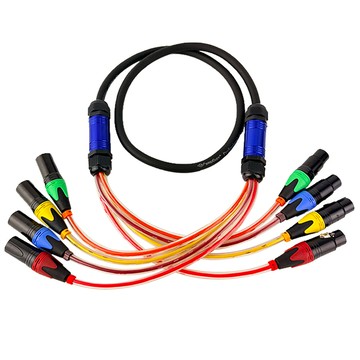 jyc music 低雜訊px-04c訊號線-1.5米長度 xlr公-母/低雜訊4ch/原廠公司貨