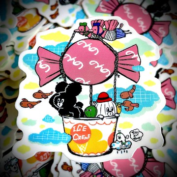 貼紙 尋找更多糖果吧