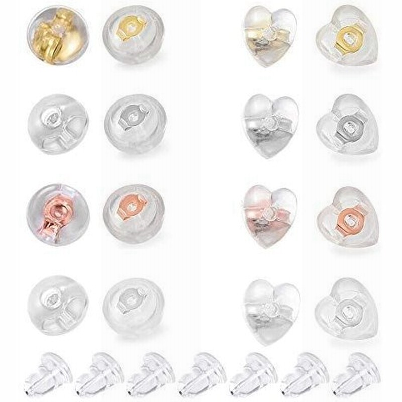 ピアス キャッチ K18gp 18金 8ペア 16個 ピアスキャッチャー S925シルバー素材 透明ピアスキャッチ 50個 落ちない 通販 Lineポイント最大0 5 Get Lineショッピング