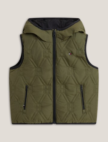 男童裝 Hilfiger 連帽絎縫背心