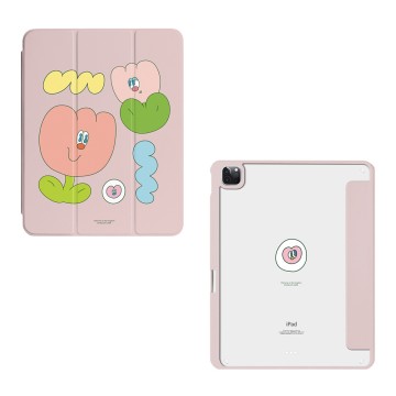 【品牌聯名】KINGJUN K花say Hi 強悍磁吸iPad三折保護殼