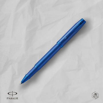 客製化刻字【Parker 派克】新IM 電光藍鋼珠筆（原廠正貨