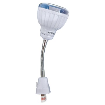 明沛 插頭彎管款 2W人體感應燈泡 360度旋轉軟管  1個