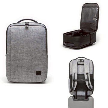 【Herschel】官方直營 旅行後背包 收納包 後背包 手提行李包 共2色 黑/灰 11656系列