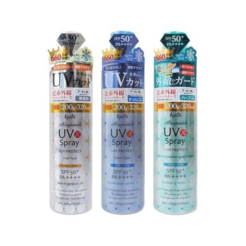 日本ajuste愛伽絲-全身用spf50+/pa++++植萃保濕-8冰涼感防曬噴霧200g/罐