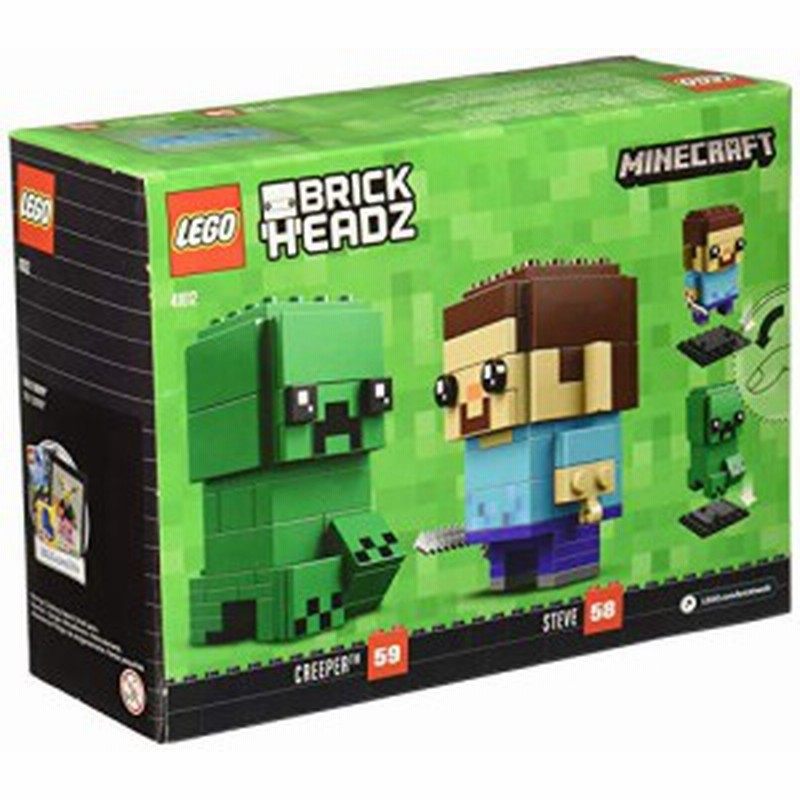 レゴ マインクラフト ブリックヘッズ スティーブ クリーパー Lego Minecraft 通販 Lineポイント最大5 0 Get Lineショッピング