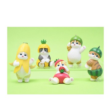 KITAN CLUB Mofusand 貓福珊迪水果貓公仔系列盲盒手辦公仔盒玩 (單入隨機出貨)