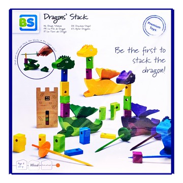 BS Toys 馴龍高手積木玩具 激發創造力 訓練手眼協調 安全無毒  Multi-color  1個